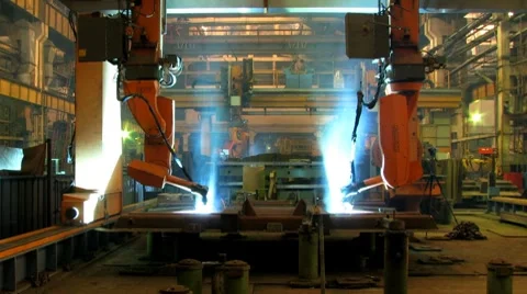 Welding robot  TL 3 Vídeos de archivo 8849565