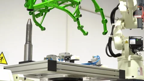 The welding robot welds 動画素材 291513407