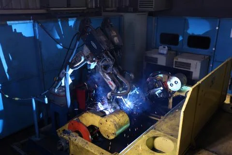 Welding Robots Stock Photos