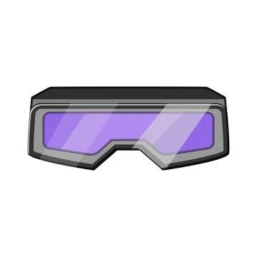 Welding safety glasses providing essential eye protection Stock Illustration