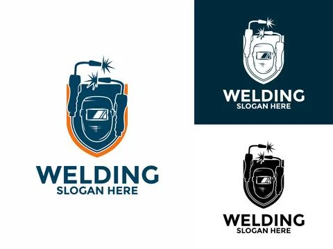 Welding service logo design, Welding company logo illustration vector desig.. Stock Illustration