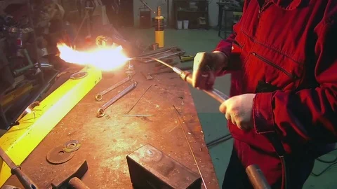 Welding Skills Training Stock Footage 96001830