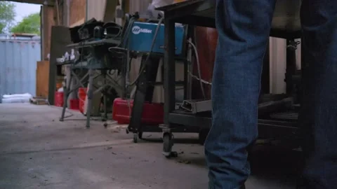 Welding Sparks Falling Stock Footage 201964801