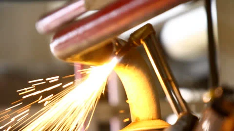 Welding Sparks Stock Footage 22605294