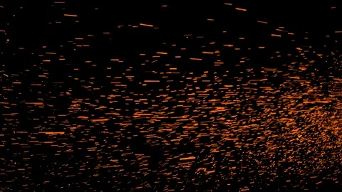 Welding sparks spraying horizontally 库存影片 121619005