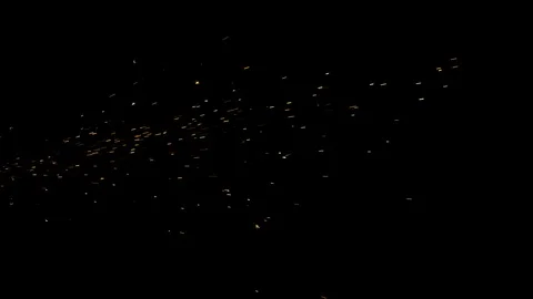 Welding sparks spraying horizontally Stock Footage 121636073