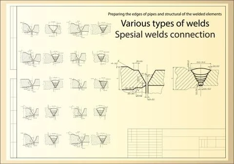 Welding special weldet joints イラスト素材