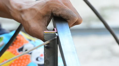 Welding steel. Stock Footage 44297618
