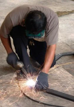 Welding steel Stock Photos