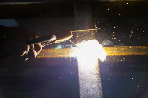 Welding steel Stock Photos
