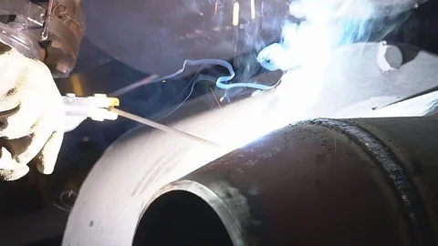 Welding steel structure Video stock 83801427
