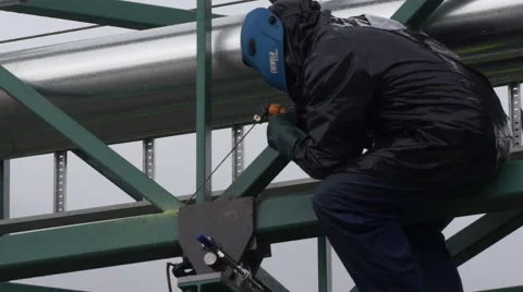 Welding structure. Stock Footage 45118843