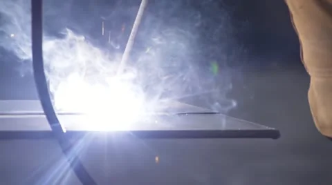 Welding - Super Slow Motion - Super Close Stock Footage 22312799