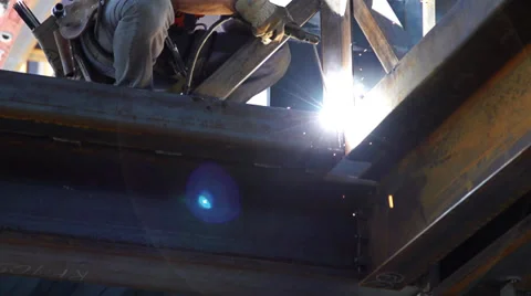 Welding super slow motion tight Vídeos de archivo 27823556