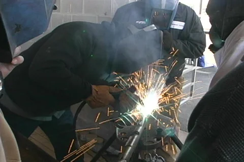 Welding Team Stock Footage 436812