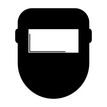Welding technology icon, metal tool equipment symbol, safe weld vector illust Stock Illustration
