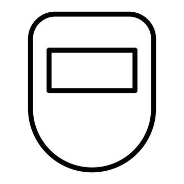 Welding technology icon, metal tool equipment symbol, safe weld vector illust Illustrazione stock