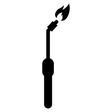 Welding technology icon, metal tool equipment symbol, safe weld vector illust Illustrazione stock