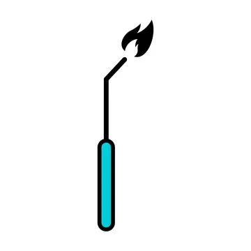 Welding technology icon, metal tool equipment symbol, safe weld vector illust Illustrazione stock