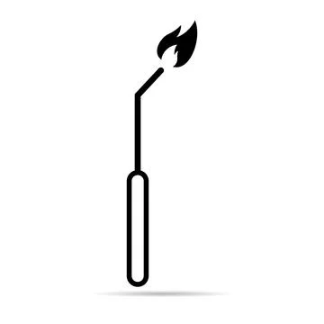 Welding technology icon shadow, metal tool equipment symbol, safe weld vector Illustrazione stock