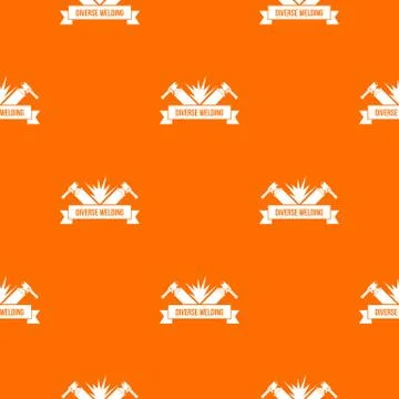 Welding tool pattern vector orange 스톡 일러스트