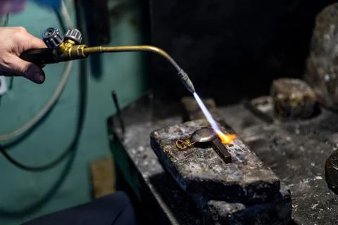 Welding tool on the white background Stock Photos