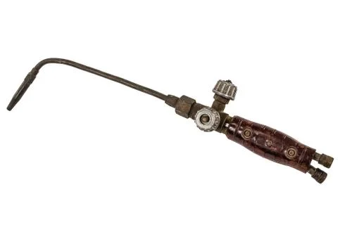 Welding torch, isolated on white background Stock Photos