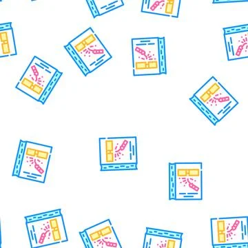 Welding tutorial vector seamless pattern line イラスト素材