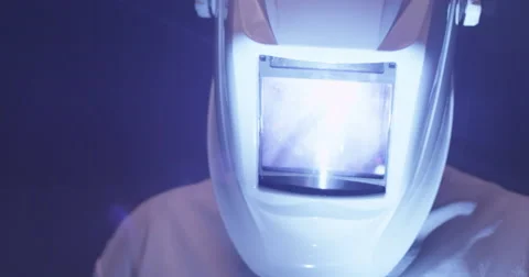 Welding Welder in the mask Stock Footage 47840152