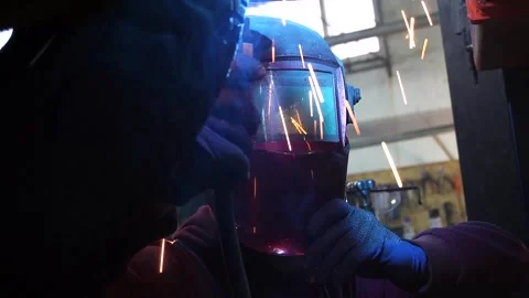 Welding work custom cars Video stock 222889193
