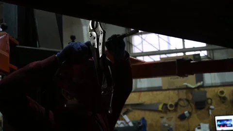 Welding work custom cars Vidéo 222889424