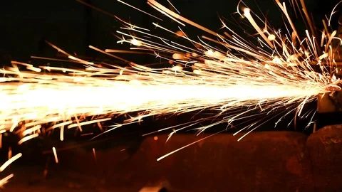 Welding Work In Factory Video stock 103641803
