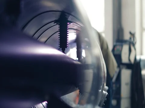 Welding work ; welder welding metal material Stock Footage 78473494