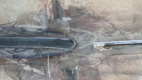 Welding work, welding seam, metal, welder Video stock 278399887