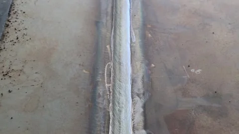 Welding work, welding seam, metal, welder Stock Footage 278400223