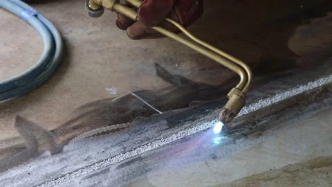 Welding work, welding seam, metal, welder Stock Footage 278400937