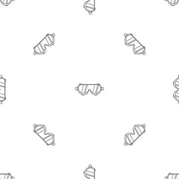 Welding worker glasses pattern seamless Illustrazione stock
