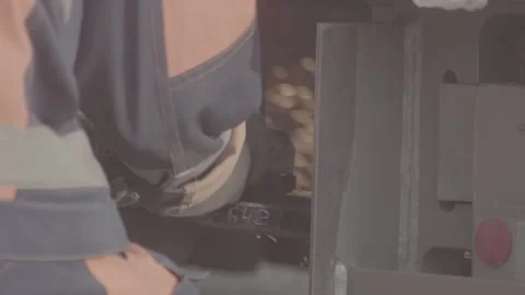 Welding works, metal structures, builders Stock Footage 278399293