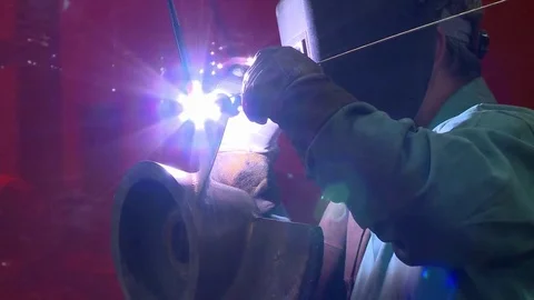 Welding workshop Stock Footage 81606140