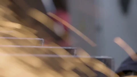 Weldment processing with a grinder Video stock 316400086