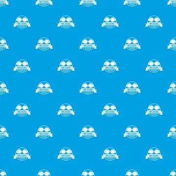 Weldung pattern vector seamless blue Stock Illustration