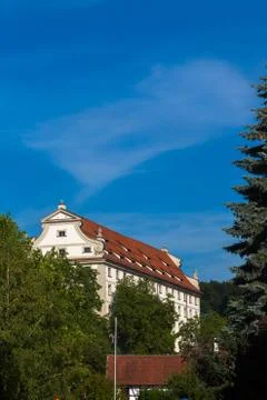 Welfenpalais at Weingarten Stock Photos