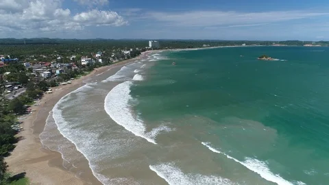 Weligama Bay 스톡 동영상 123256790