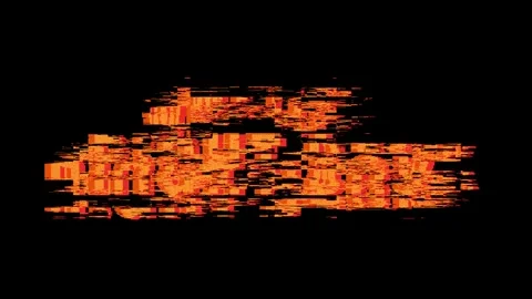 We'll Be Right Back text animation loop with retro pixelated glitch effect Stock Footage 340387688