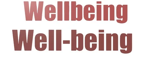 Well Being Animated Word Cloud Isolated On White Stock Footage 107232446