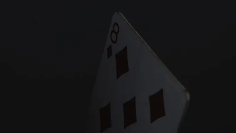 Well-cared-for collection poker playing cards rotate 360 degrees Stock Footage 251013852