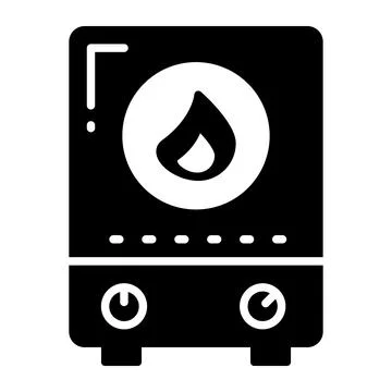 Well crafted glyph illustration showing body composition analysis. Stock Illustration