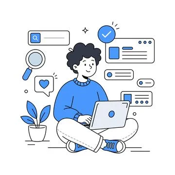 Well crafted isometric illustration presenting a vast global database network Stock Illustration