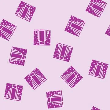 Well design hydrogeologist glyph vector seamless pattern 스톡 일러스트