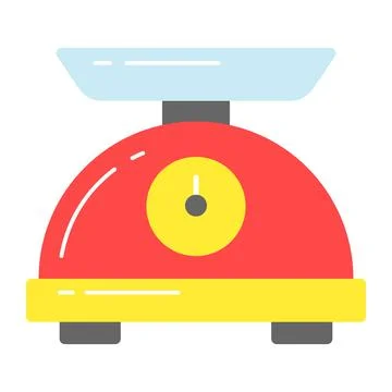Well designed glyph sticker representing balancing a budget concept clearly Stock Illustration
